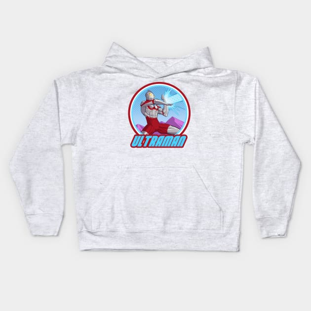 Ultraman Kids Hoodie by TomMcWeeney